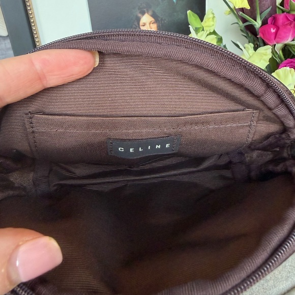 CELINE Vintage Unused Triomphe Cosmetic Pouch - Picture 5 of 6